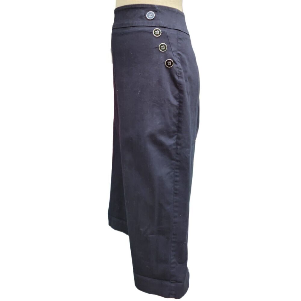*NY & CO 7th Avenue Suiting Pencil Skirt Womens 10 Back Zip Rear Slit Buttons